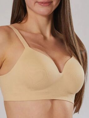 Body & Bra Supportive Comfort Bra Sz XL Beige